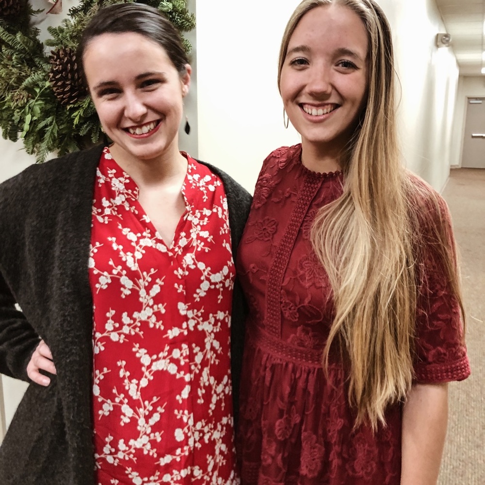Red Floral Dress